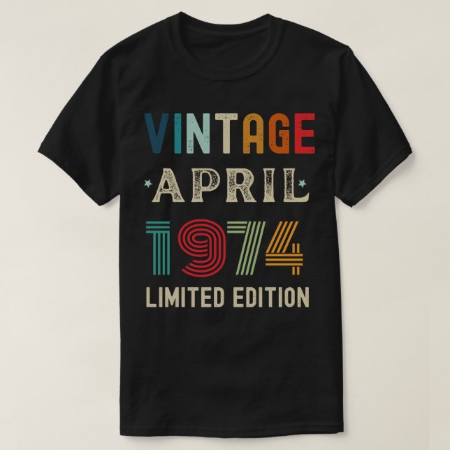 April Geburtstagsgeschenk 32 T-Shirt (Design vorne)