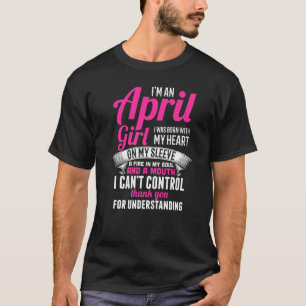 April Girl Geburtstag April Geburtstag Essential T-Shirt
