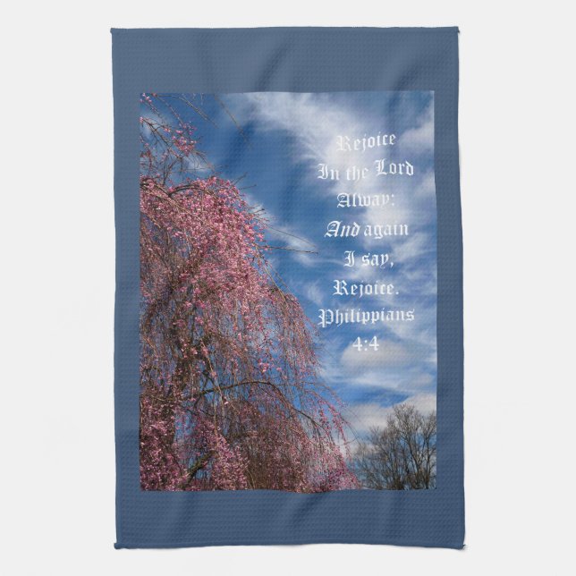 April Himmel mit den Philippinen 4:4 Geschirrtuch (Vertikal)