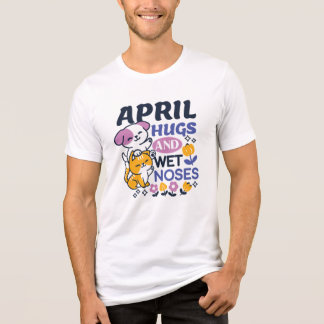 April Hugs und Nassnasen - Niedliche Hunde und Kat Tri-Blend Shirt