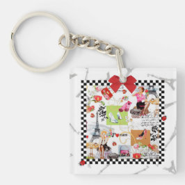 April in Paris 1 Schlüsselanhänger