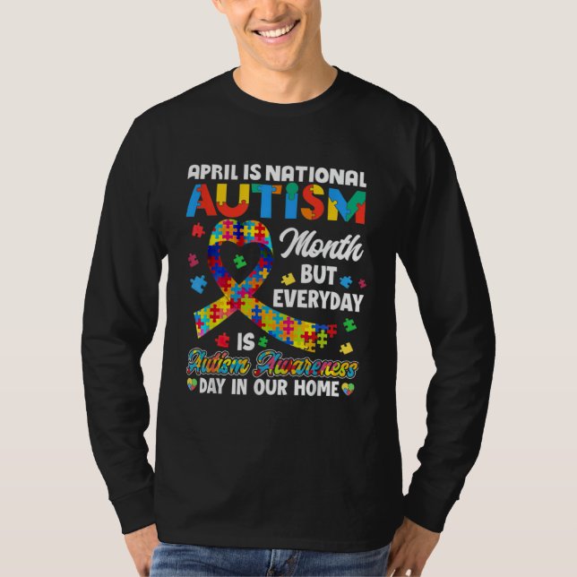 April is National Autism Awareness Month Support   T-Shirt (Vorderseite)