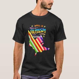 April ist Autism Power Tee Special Family Matching