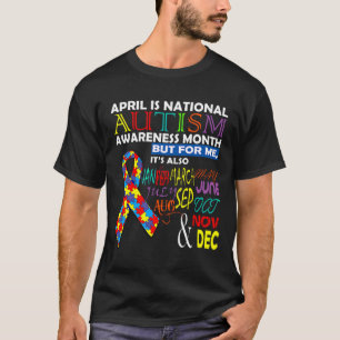 April ist der Monat des nationalen Autismus-Bewuss T-Shirt