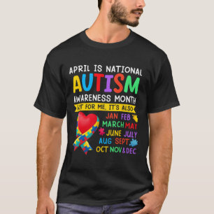 April ist die monatliche Unterstützung für das nat T-Shirt