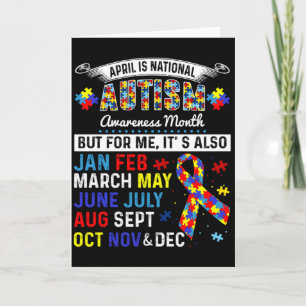 April ist Monat des Autismus-Bewusstseins und jede Karte