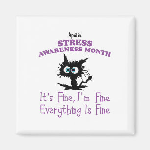 April ist National Stress Awareness Montag Mental Magnet