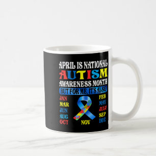 April ist nationaler Monat der Autismus-Bewusstsei Kaffeetasse