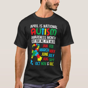 April ist Nationaler Monat zur Sensibilisierung fü T-Shirt