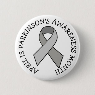 April ist Parkinson's Awareness Month  Button