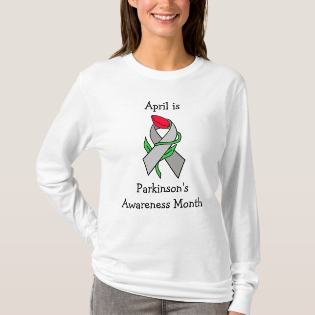 April ist Parkinson's Awareness Month T - Shirt (Vorderseite)