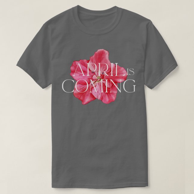 April kommt TShirt (Design vorne)