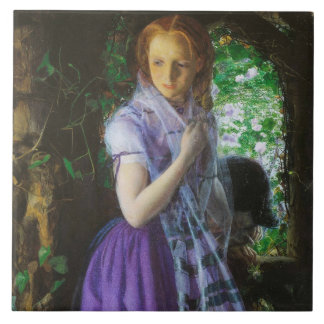 April-Liebe durch Arthur Hughes Fliese