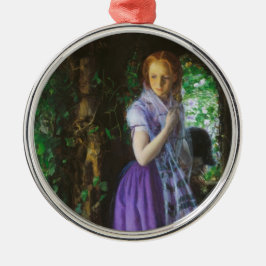 April-Liebe (von Arthur Hughes) Ornament Aus Metall