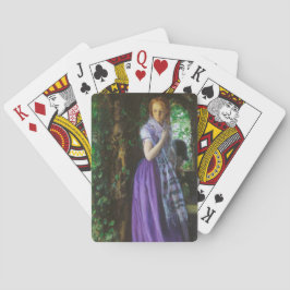 April-Liebe (von Arthur Hughes) Spielkarten