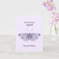 April Lila Kleiner Weißer Diamant Schmetterling Ku