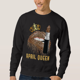 April Queen Leopard Lips Shirt April