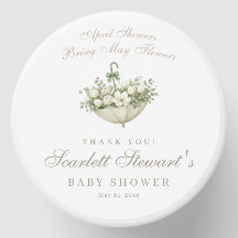 April-Schauer bringen Mai-Blumen Baby Shower Gastg