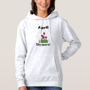 April-Schauer Rosa Gänseblümchen-Blume Floral Hoodie