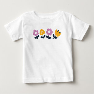 April - Schläge und Nassnasen - Blumenstrauß Baby T-shirt