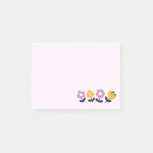 April - Schläge und Nassnasen - Blumenstrauß Post-it Klebezettel