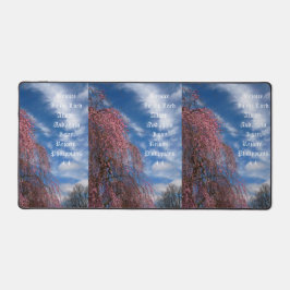 April Sky with Philippians 4:4 Schreibtischunterlage