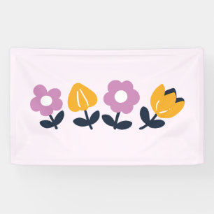 April Umarmungen und feuchte Nasen – Floraler Teil Banner