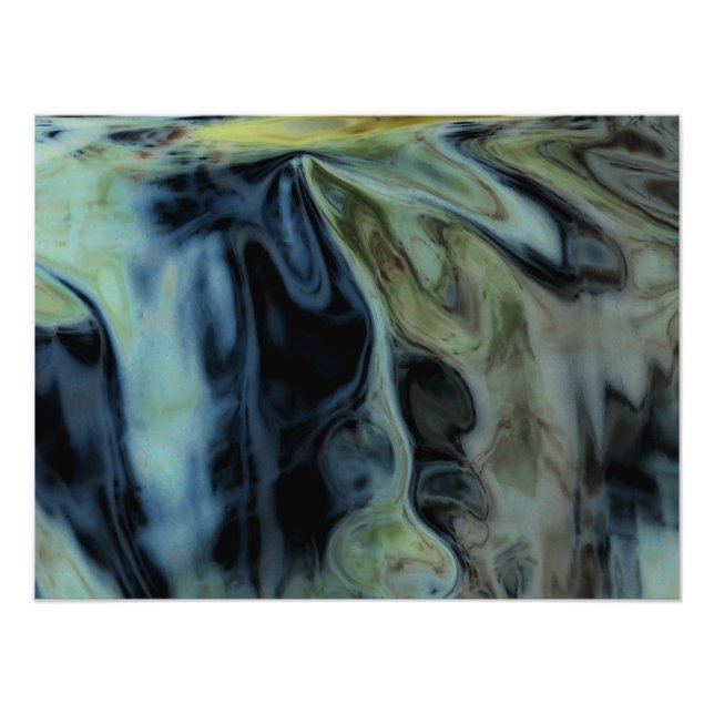 "April Woods I" Digital Altered Abstract Foto (Vorne)