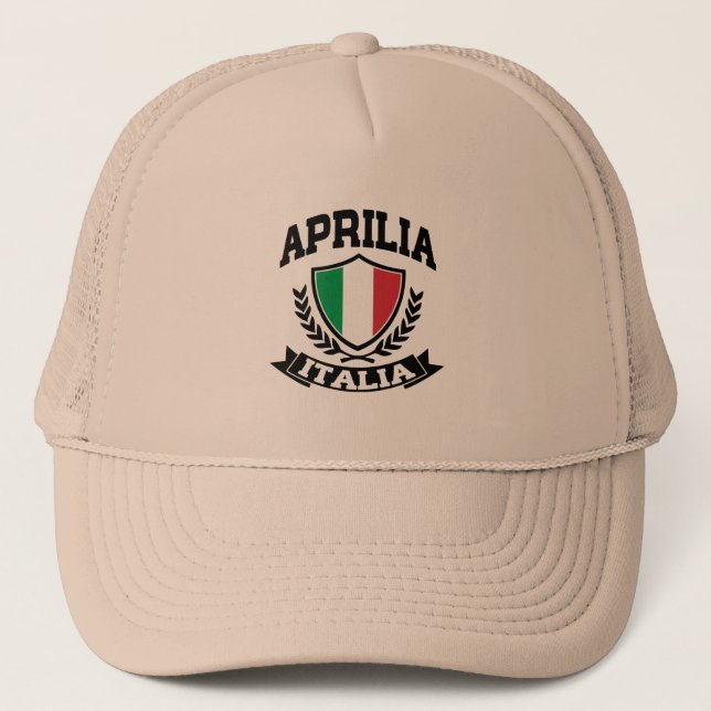 Aprilia Italien Truckerkappe (Vorderseite)