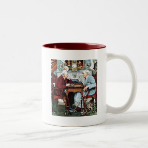 Aprilscherz, 1943 zweifarbige tasse