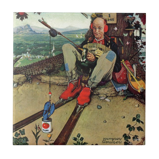 Aprilscherz, 1945 fliese (Vorderseite)