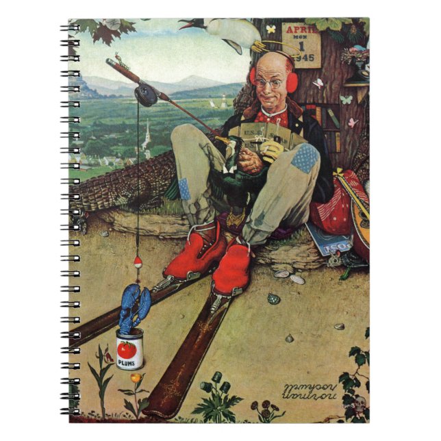 Aprilscherz, 1945 notizblock (Vorderseite)