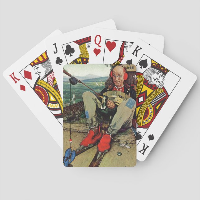 Aprilscherz, 1945 spielkarten (Rückseite)