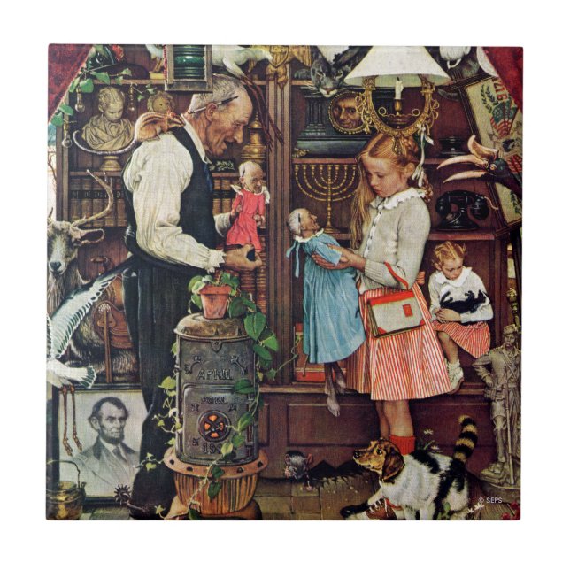 Aprilscherz, 1948 fliese (Vorderseite)