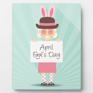 Aprilscherz Fotoplatte