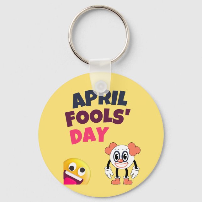 Aprilscherz Schlüsselanhänger (Vorderseite)