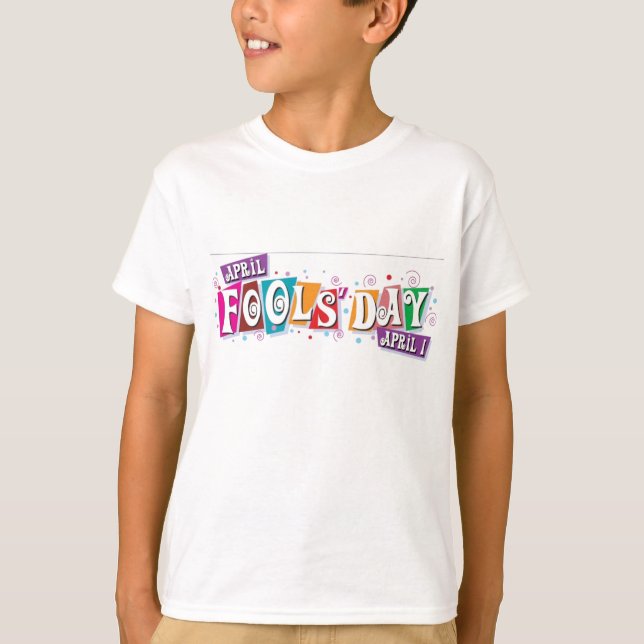 Aprilscherz T-Shirt (Vorderseite)