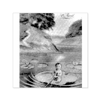 Aprilscherz Vintage französische Postkarte Permastempel