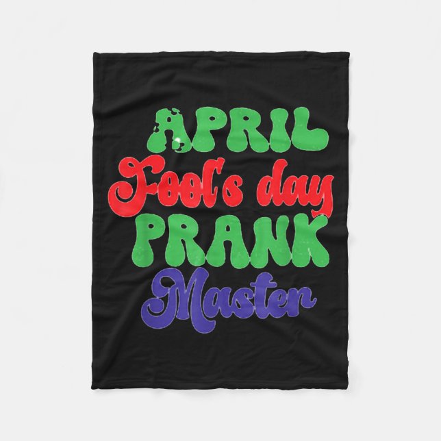 Aprilscherztag Fleecedecke (Vorderseite)