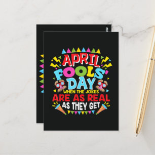 Aprilscherztag Postkarte