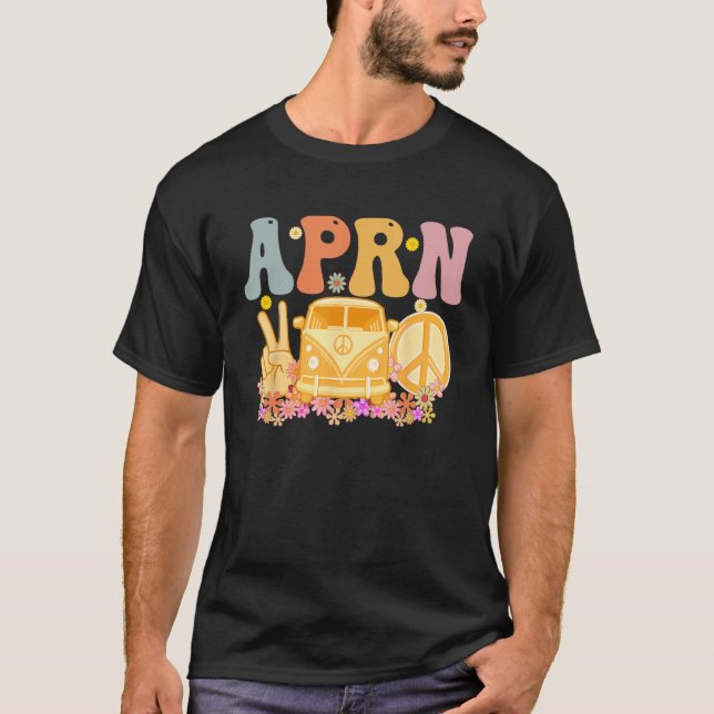 APRN Week Groovy Appreciation Day For Women T-Shirt (Vorderseite)