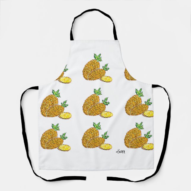 Apron mit All-Over-Druck  : Ananas  Schürze (Vorderseite)