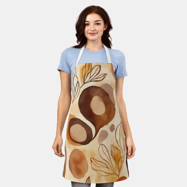 Apron mit All-Over-Druck, Mittel Schürze (Getragen)