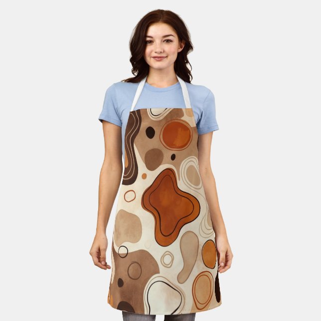 Apron mit All-Over-Druck, Mittel Schürze (Getragen)