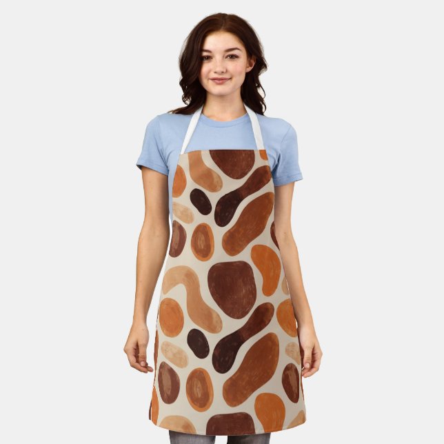 Apron mit All-Over-Druck, Mittelgroß Schürze (Getragen)