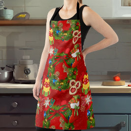 Apron mit All-Over-Print Schürze