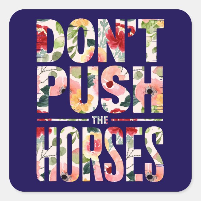 Apron Quadratischer Aufkleber (Vorderseite)