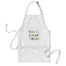 Apron With Kitchen Items For Cooking Schürze