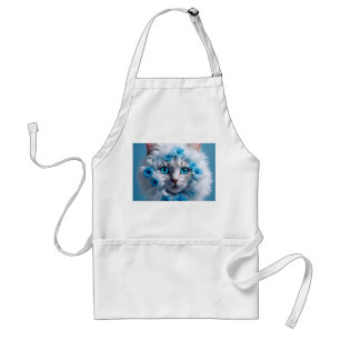 Aprons in regulärer Größe weiß mit schöner weißer Schürze