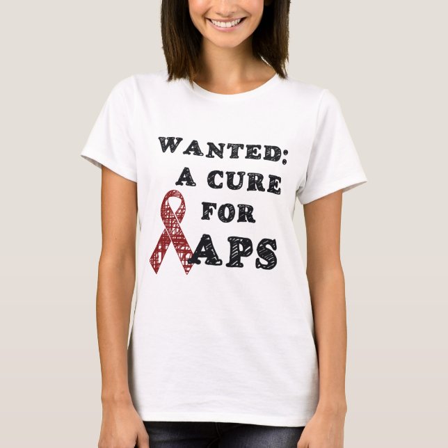 APS-Bewusstseins-Einzelteile T-Shirt (Vorderseite)